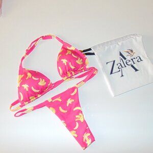 Zalera Brazilian Bikini Thong – Banana Print – Sizes S, M, L (New)